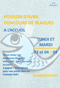POISSON D'AVRIL - CONCOURS DE BLAGUE